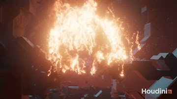 Bridge explosion in Houdini