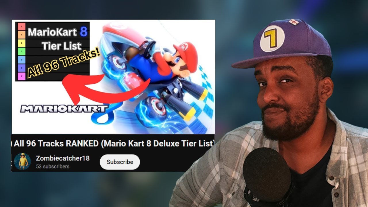 Reacting to Zombiecatcher18's Mario Kart 8 Tier List