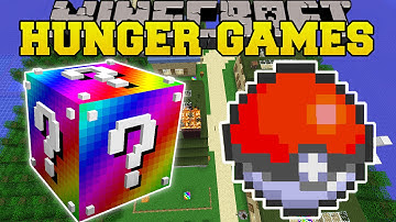Minecraft: POKEMON HUNGER GAMES - Lucky Block Mod - Modded Mini-Game