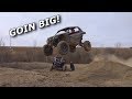 X3 and RZR Turbo S hit the SKETCHY big jump! It's AWESOME!