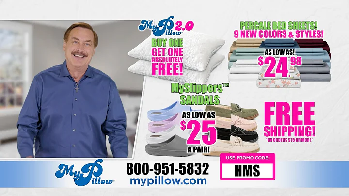 MyPillow.com Spring Sale - (800) 951-5832 - Promo Code "HMS" Overcomers.TV
