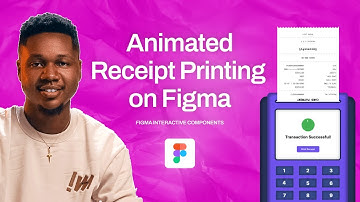 Figma Animation: Realistic Receipt Printing Prototype