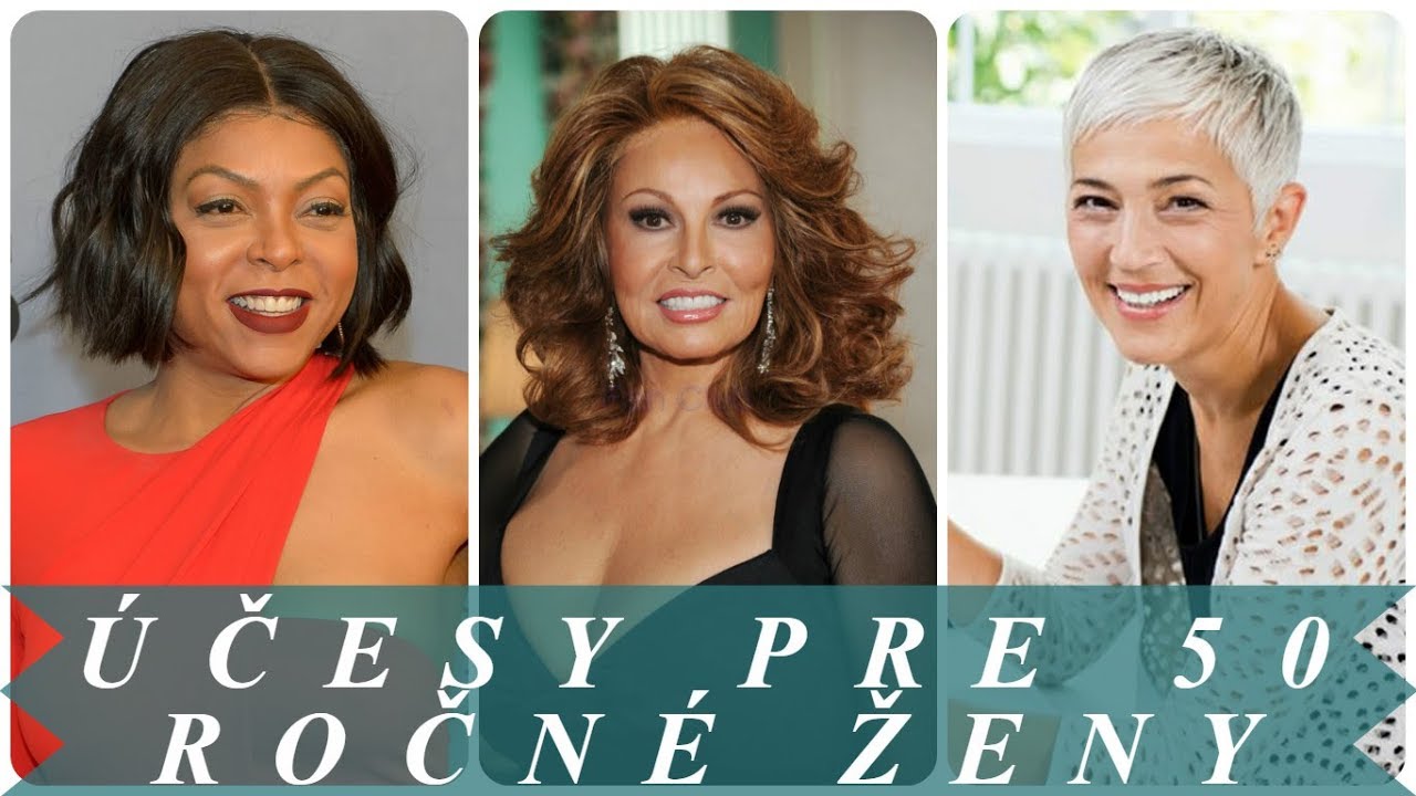 Moderné účesy pre ženy nad 50 rokov - YouTube