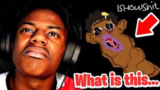 iShowSpeed😂 Reacts To His Fan Art!? This time is good *FUNNY*🔥