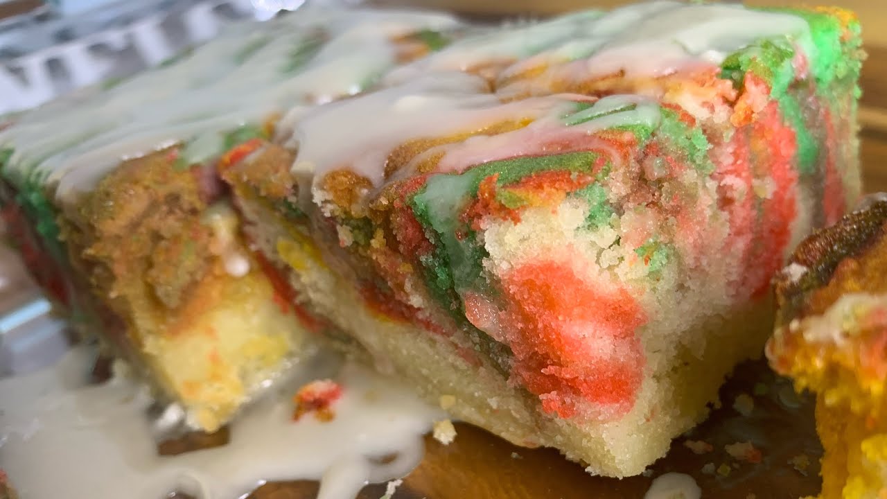 Easy Rainbow Marble Cake Recipe YouTube
