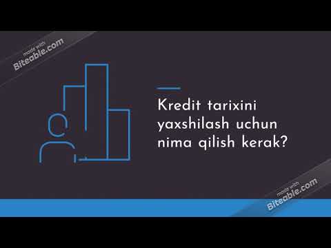 Video: Kredit Tarixi: Asosiy Tushunchalar