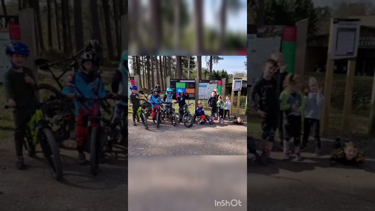Mountain Biking Kids Meeting Up With Friends At Cannock Chase Mtb Mtbkids