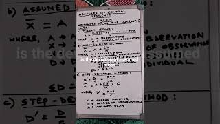 Mean for Un Grouped Data for class 11, Statistics. #exam #education #statschat #class #maths