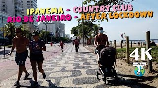 【4K】IPANEMA - COUNTRY CLUB - VIEIRA SOUTO AVENUE - RIO DE JANEIRO - AFTER LOCKDOWN screenshot 4