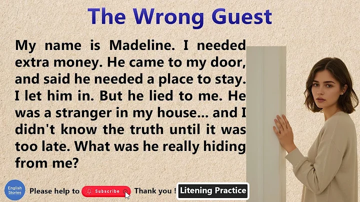 Learn English Through Story Level 3 - Graded Reader Level 3 - English Story - The Wrong Guest