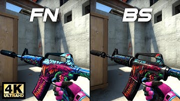 CSGO M4A1-S | Hyper Beast - Skin showcase all floats [4K60FPS]