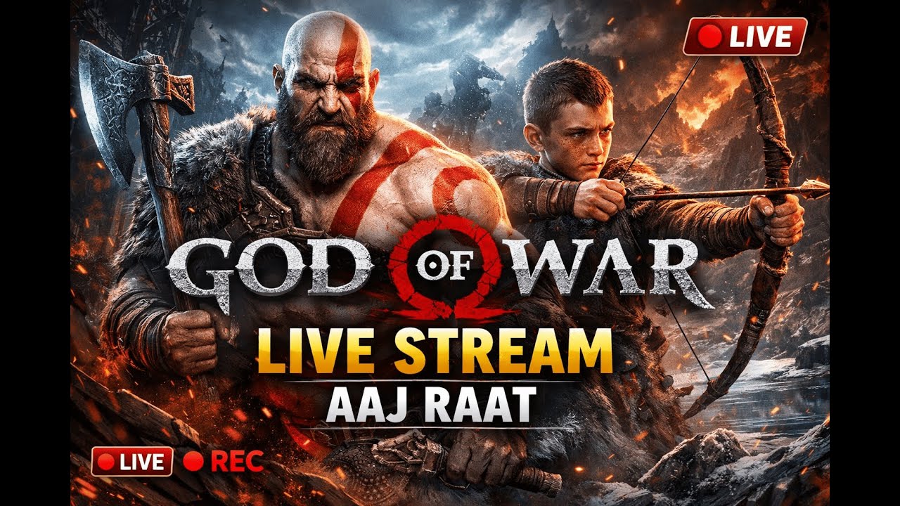 GOD OF WAR 🔥 LIVE STREAM | Kratos Rage Mode | Aaj Raat