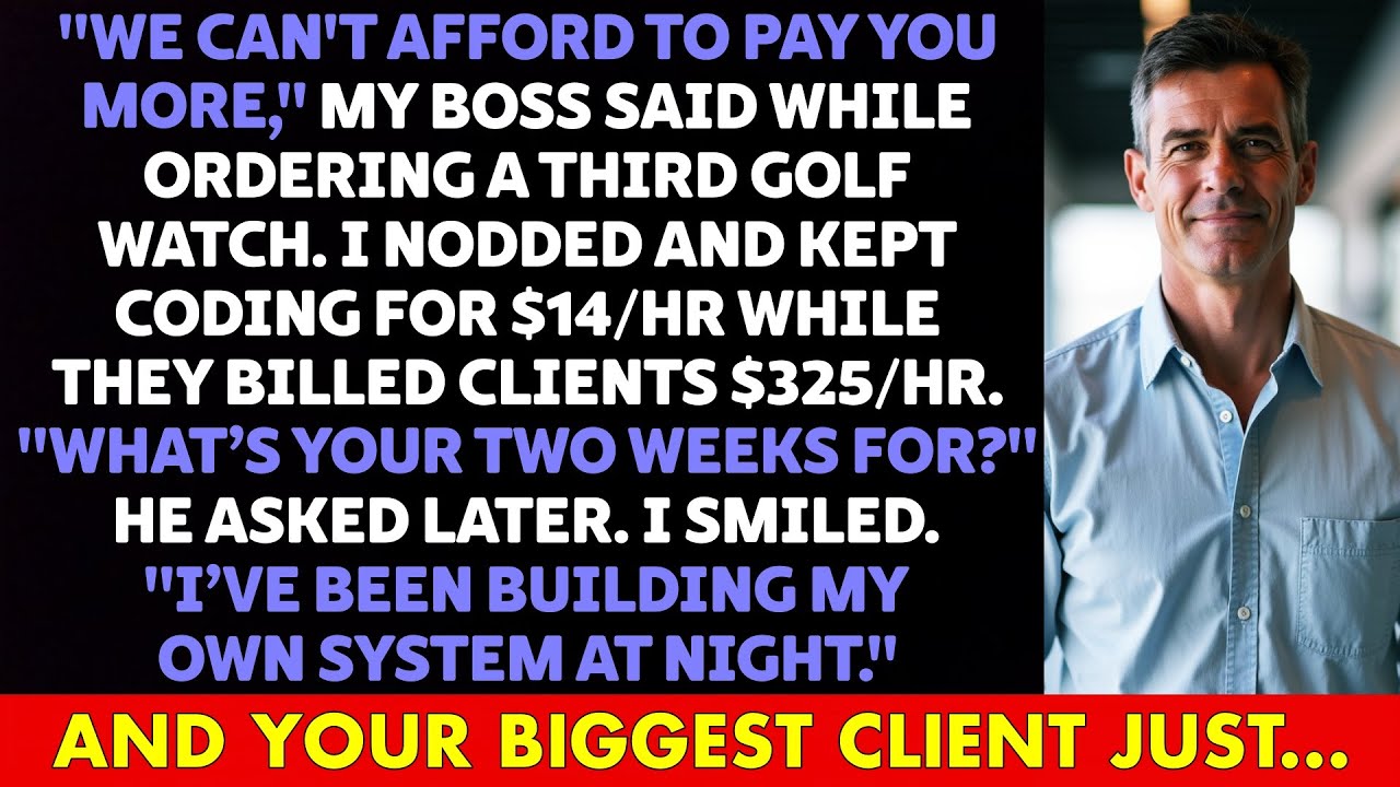 Начальник платил мне 14 долларов в час, а счёт выставлял 325 долларов в час. Я создал собственную...