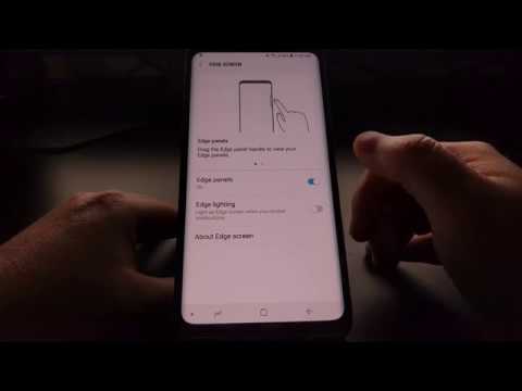 Galaxy S9 & S9+ | Turning off the Edge Lighting Notifications