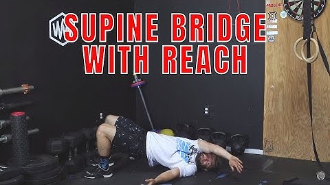 Supine Bridge with Reach
