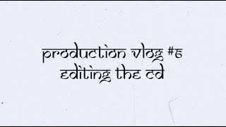 Digipak CD editing prod vlog6