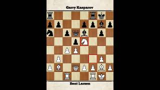 Bent Larsen vs Garry Kasparov - SWIFT Tournament, 1987 screenshot 3