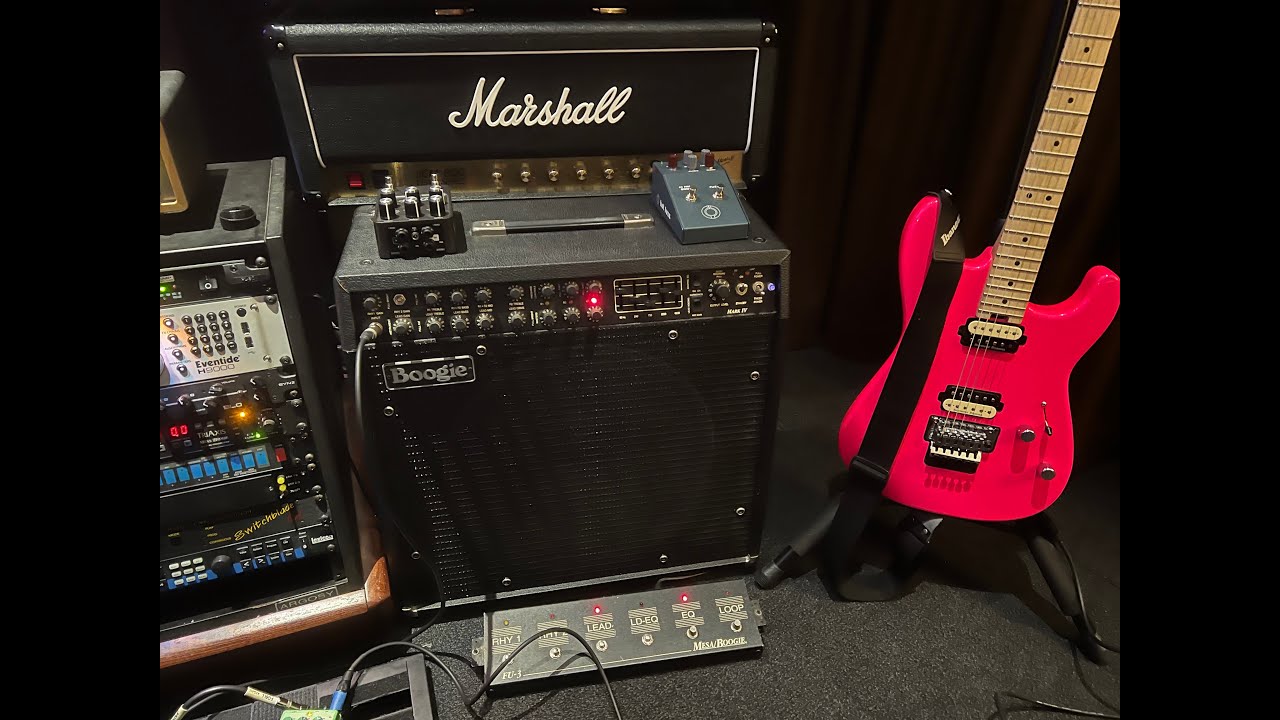 Mesa Boogie Mk IV / Ibanez TS10 hi-gain walkthrough & demo