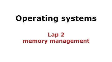Lab 2 memory management | Operating system