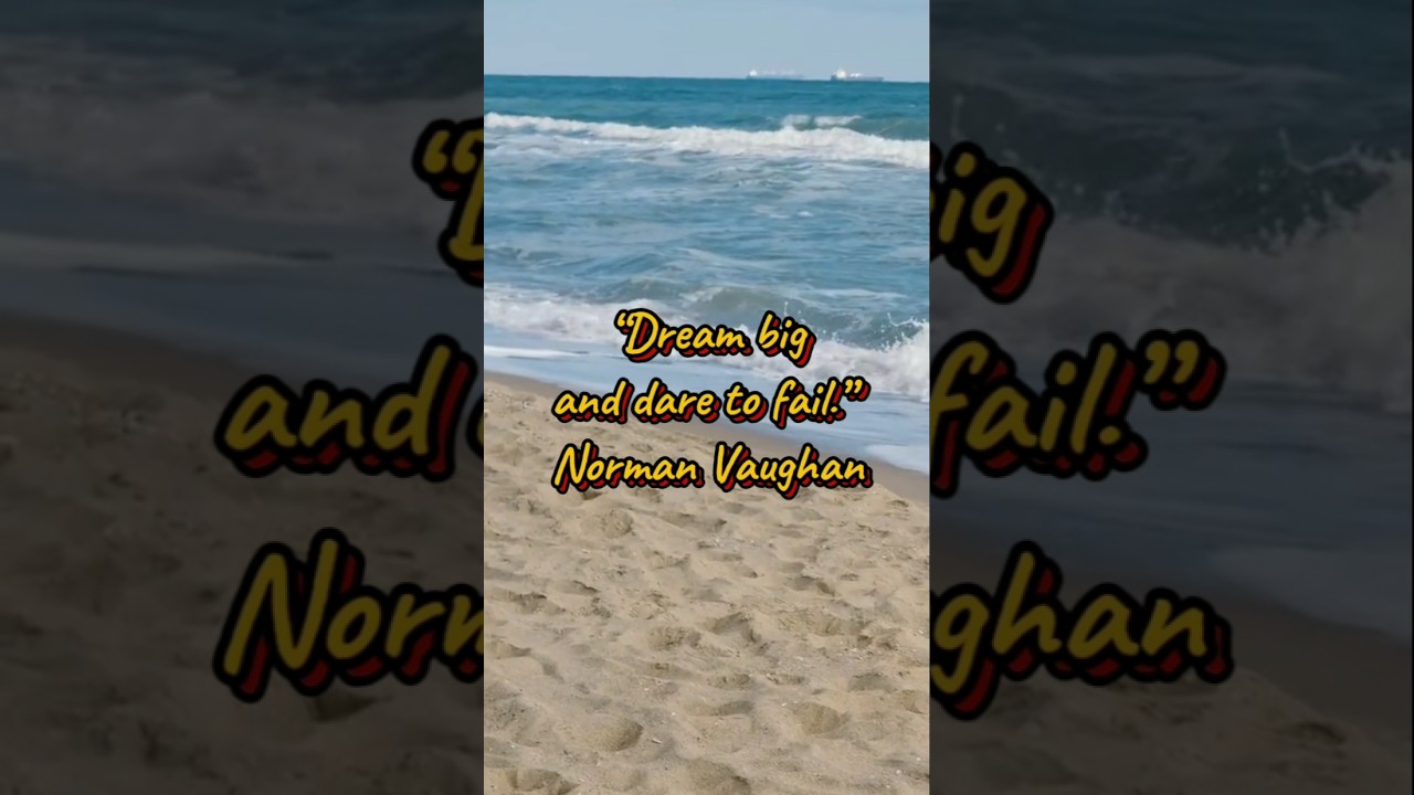 Dream Big, Dare to Fail 