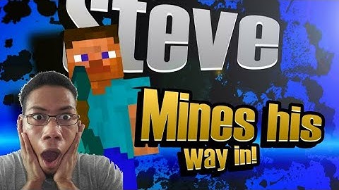 Reacting To Super Smash Bros Ultimate Steve Official Trailer