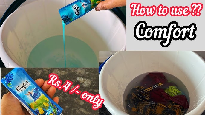 Comfort Fabric Conditioner  How to use Comfort Fabric Conditioner in  Washing Machine & Hand wash 