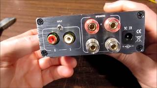 Breeze Audio TPA3116 mini amplifier review test and teardown