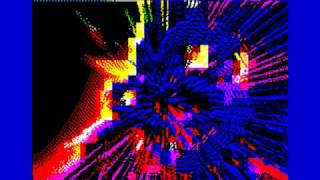 WinAMP Milkdrop Visualization in ZX Spectrum Graphics
