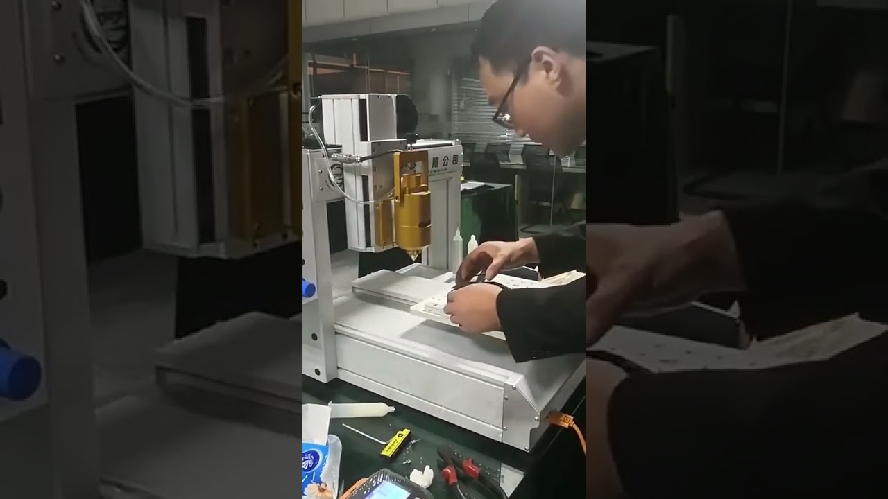 Customized fully automatic dispensing and curing machine