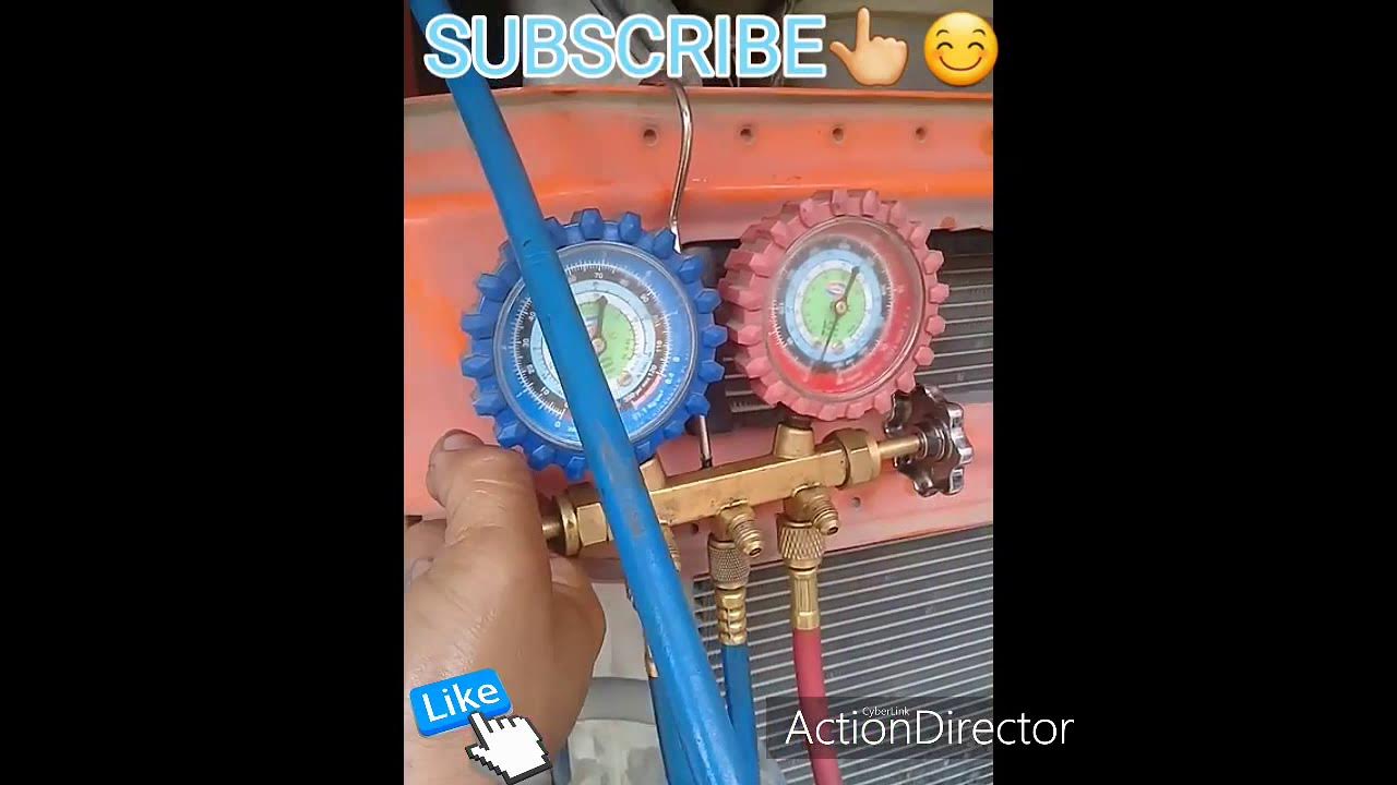 Sinotruck howo self vacuum aircon compressor befor adding freon.(Solon