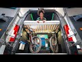 180  diy bed lift pour plus de stockage campervan  van build europe