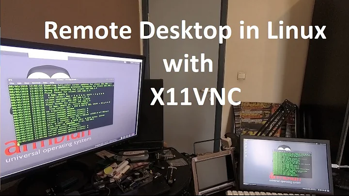 Remote Desktop in Linux with X11VNC