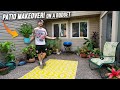 Extreme PATIO MAKEOVER For UNDER $250! Full DIY Tutorial | Container Gardening for Beginners