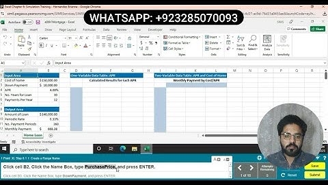 Excel Chapter 6 Simulation Training | Excel Simulation Labs Step By Step Guide MyITLab