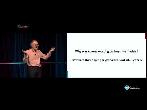 KDD 2025 - Keynote Speakers: Chris Manning /  Meaning and Intelligence in Language Models - video from Association for Computing Machinery