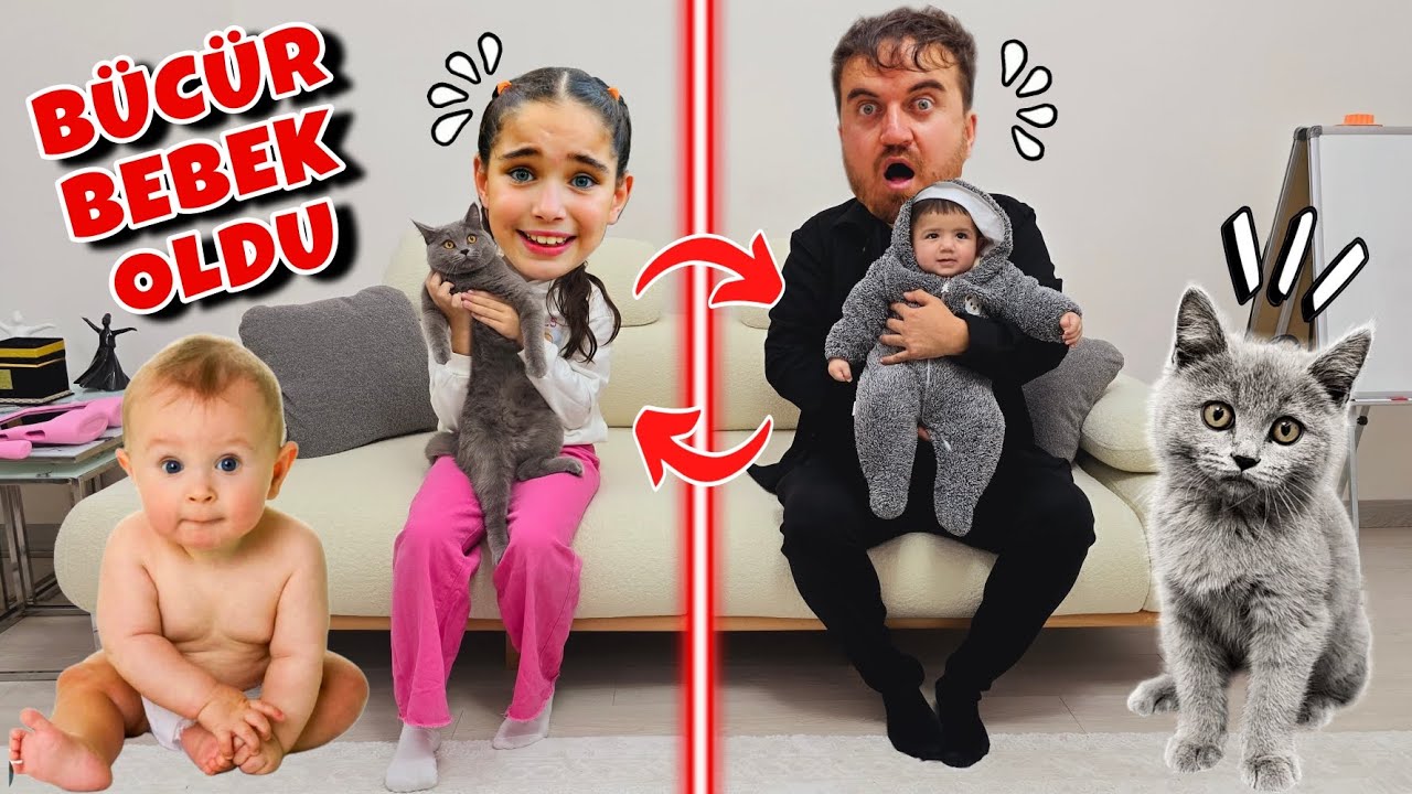 ELİF BÜCÜR İNSAN OLDU BEBEĞE DÖNÜŞTÜ EYVAH ‼️