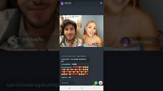 Sebastián Yatra y Danna Paola En Vivo TikTok