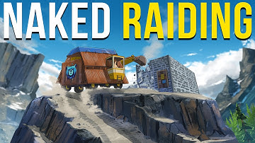 RAIDING with a BATTERING RAM off SPAWN - Rust (Duo Survival)