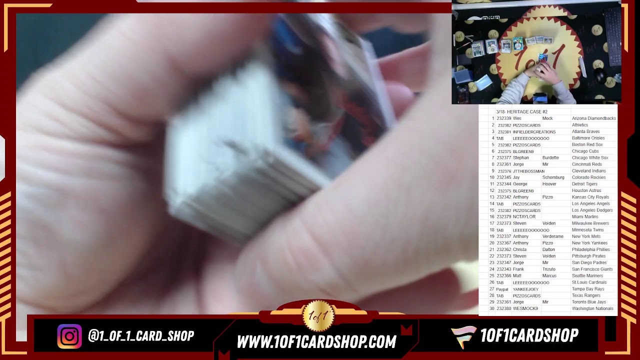 3/18- HERITAGE BASEBALL RELEASE DAY!!!!!