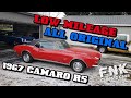 All Original Low Mileage 67 Chevy Camaro RS - Rescued From Sitting Outside Untouched Over 20 Years!