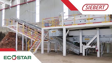 Siebert Ecostar - Classificação e separação de lixo - Recycling Wood