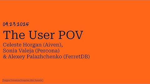 Extension Ecosystem: The User POV
