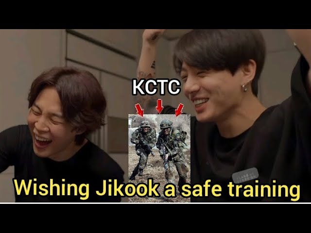 Jikook challenging training at the KCTC class=