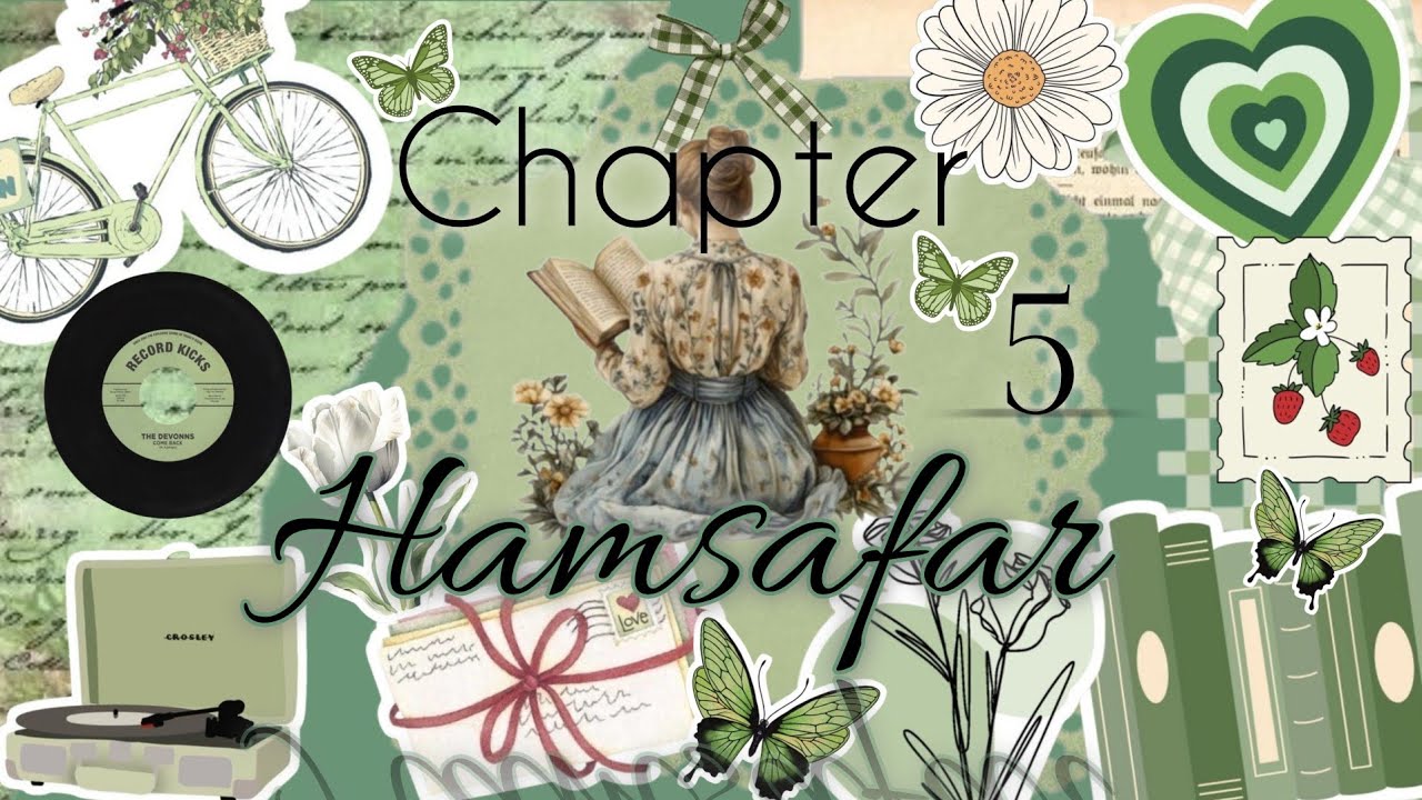 My Diary Decoration Ideas 💚| Journal Ideas | 2025 | Story Writing 🍁| HAMSAFAR | Chapter - 5| 
