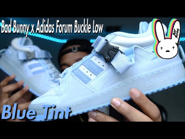 adidas x bad bunny forum buckle low blue tint