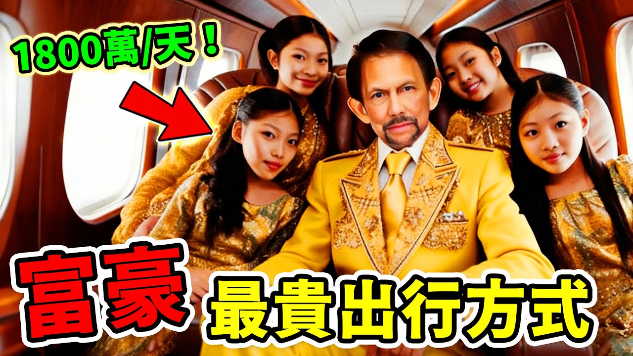 全世界最誇張的十個富豪出行方式！波音767改裝的私人座駕只能墊底，在月球上刻字進不了前5，第一名直接在三萬英尺高空打造純金宮殿！