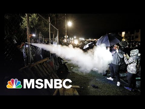 Police Break Up Daunte Wright Protests As Night Four Curfew Begins | The 11th Hour | MSNBC