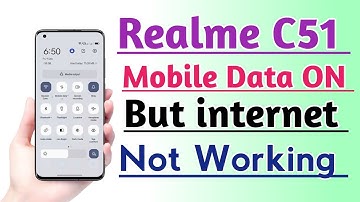 Realme C51 Mobile Data ON But internet Not working Problem Fix