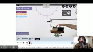 Pendulum lab - angle vs period