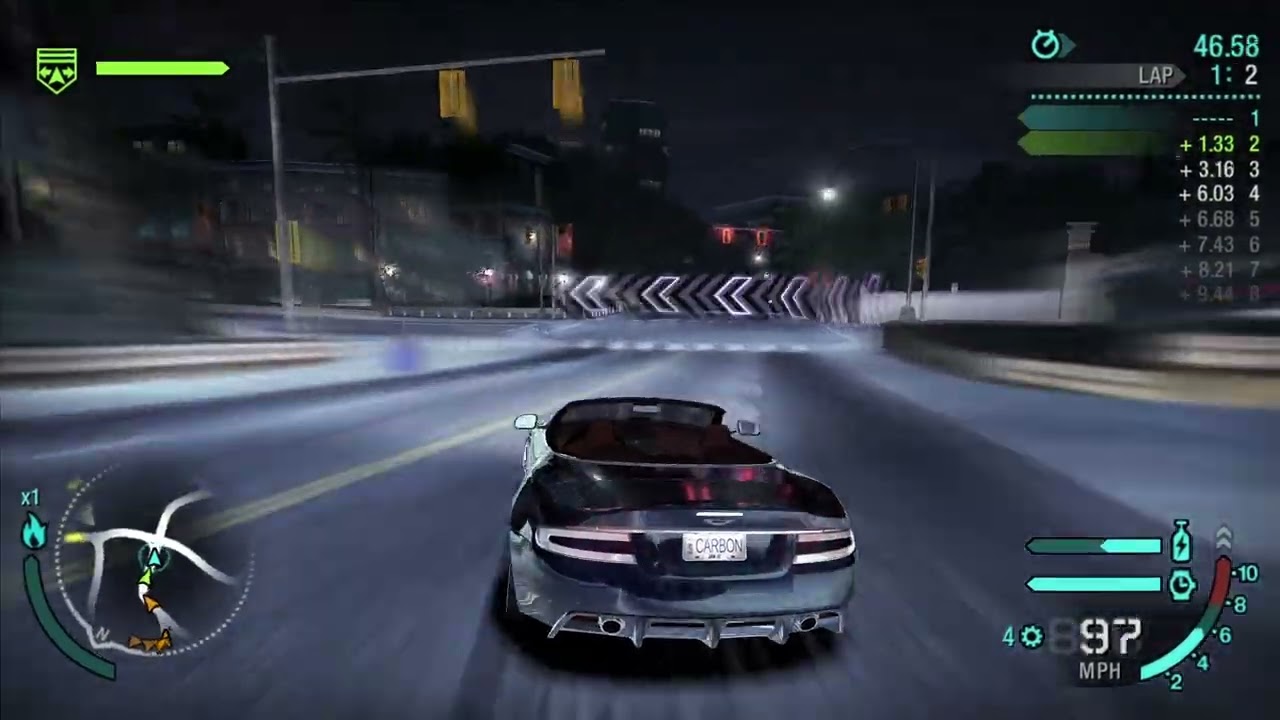Need for Speed Carbon Aston Martin DBS Volante